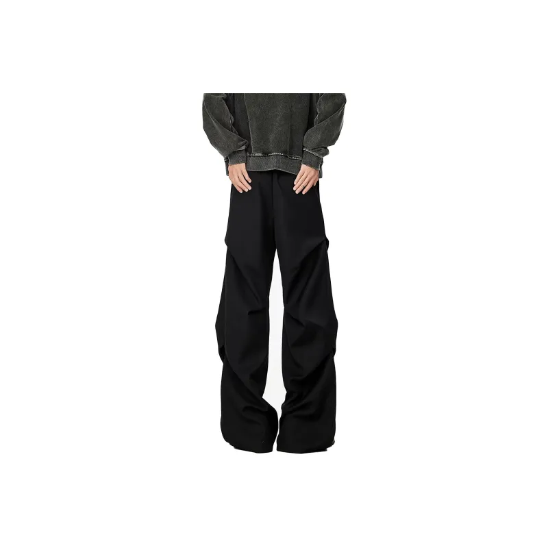 Emoji Casual Pants Unisex Black-1