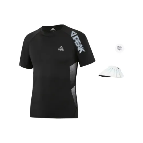 PEAK T-Shirts Unisex Black+Hats & Caps