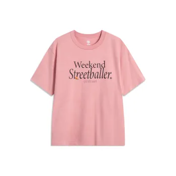 LiNing Basketball Collection T-Shirt Men's Apricot Pink