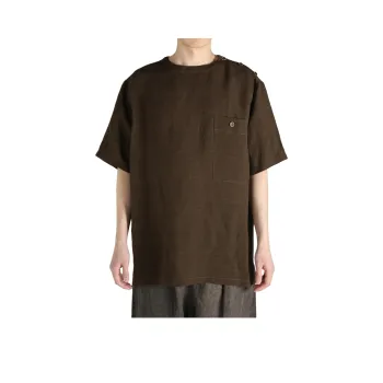UMA WANG Press stud Fastening T shirt