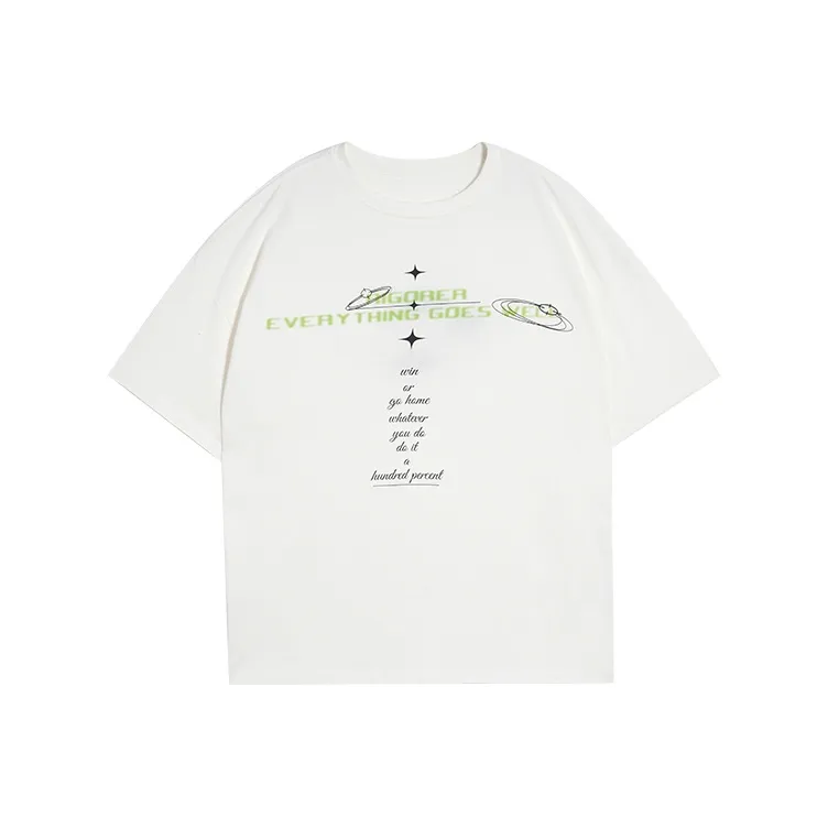 RIGORER Crew Neck Short Sleeved Loose Fit American Vintage T Shirt Unisex-7