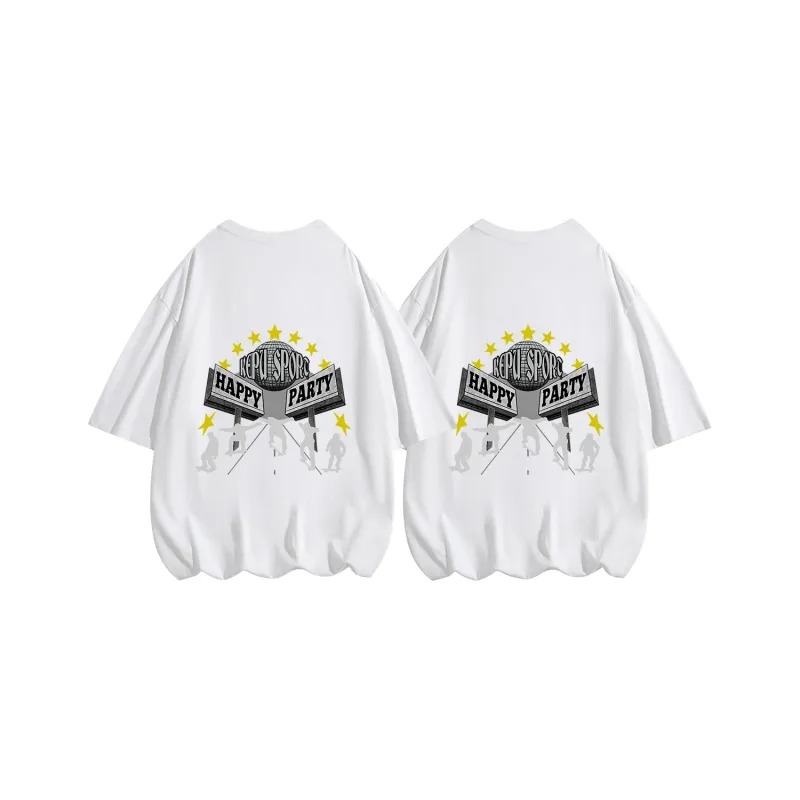 Kepu T Shirt Unisex 2 Pack White+White-0