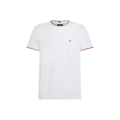 Tommy Hilfiger Tipped Pique Slim Fit T-Shirt T-Shirt Men's White