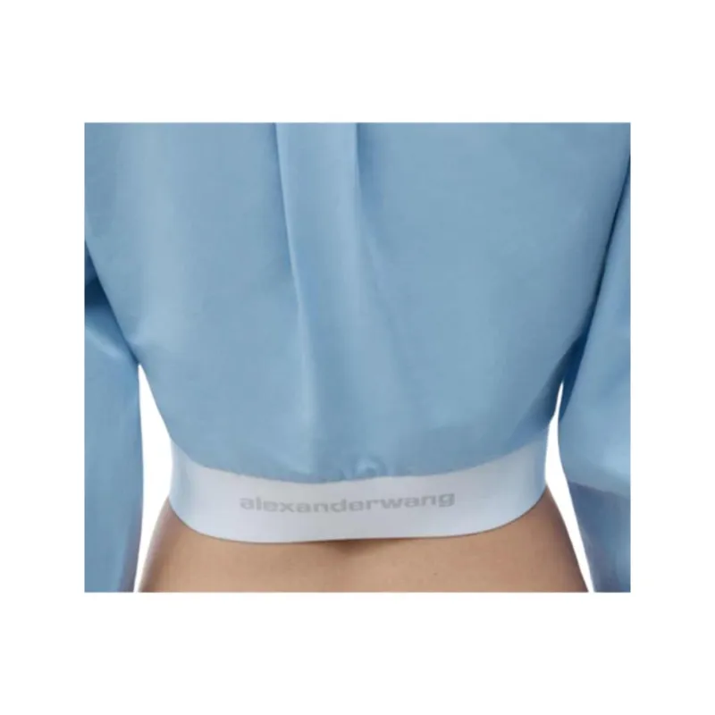 Alexander Wang Long Sleeved Cropped Shirt-4