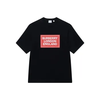 Burberry Ellison Logo Print T shirt