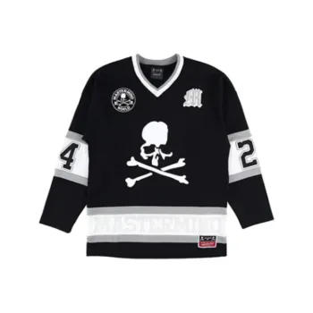 Mitchell & Ness x MASTERMIND WORLD FW24 T Shirt Unisex Black Gray