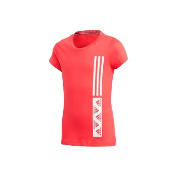 Adidas JG DMH T Shirt Unisex Core Pink/White