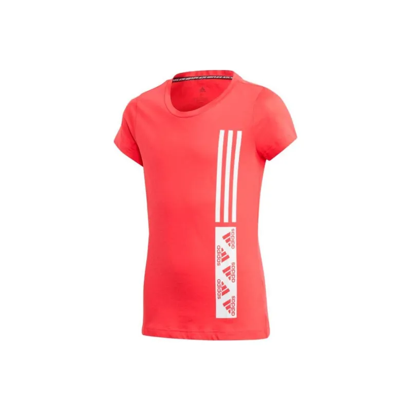 Adidas JG DMH T Shirt Unisex Core Pink/White-0