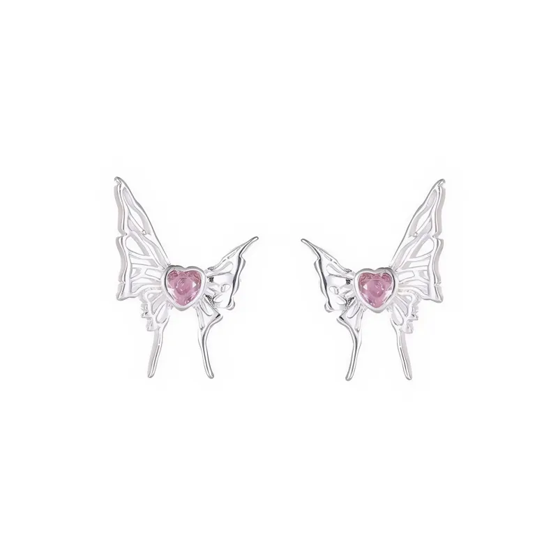 KING OF BLING 925 Sterling Silver With Zircon Stud Earrings Unisex-0