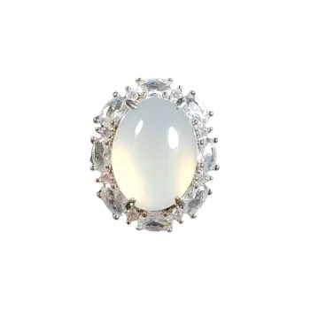 YOULING Chalcedony Rings Unisex