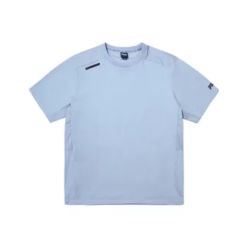 FILA T Shirts Unisex Light Blue