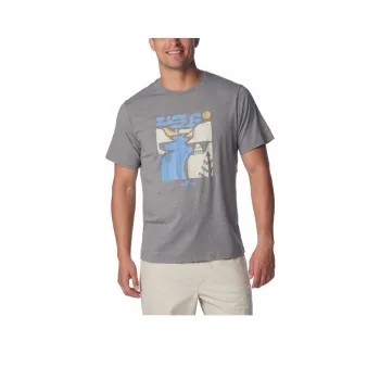 Columbia TrekSun Trek T-Shirt Men's Gray