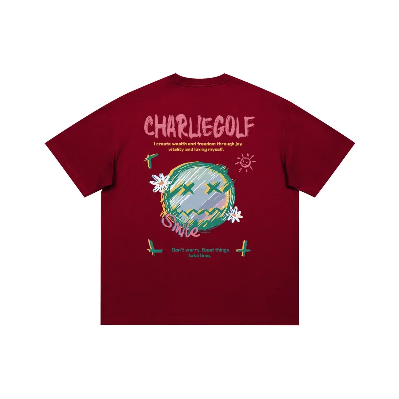 CHARLIE GOLF T Shirt Unisex Black-6