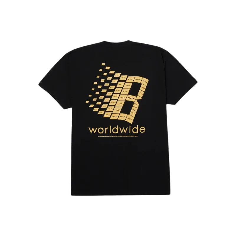 HUF Bronze56k Collaboration T-Shirts Unisex Black-0