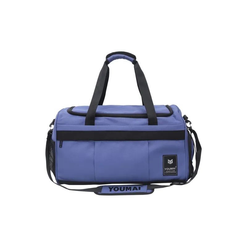 Deli Bear Nylon Gym Bag Unisex Black/Pink/Gray/Red/Yellow/Blue/Turquoise-25
