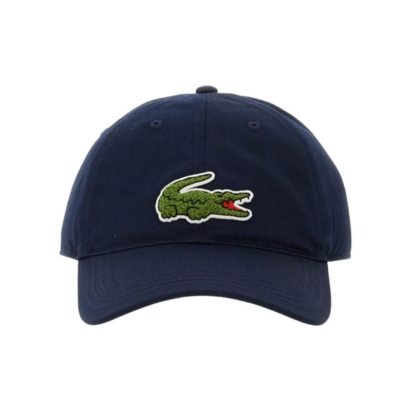 LACOSTE Cotton Baseball Caps Men's Blue-0