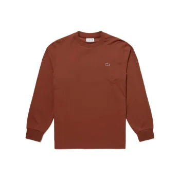 LACOSTE T Shirts Men Brown