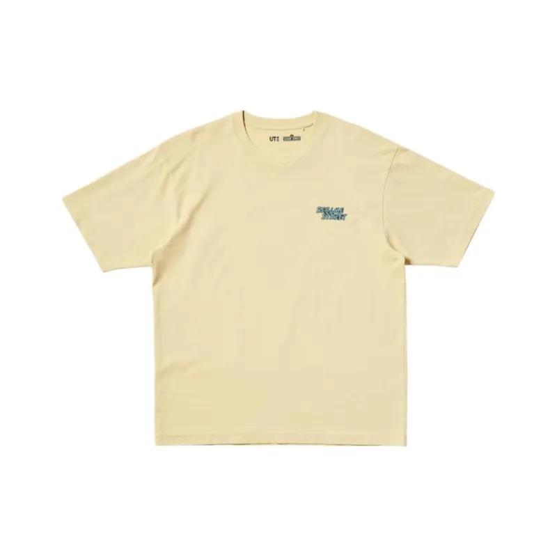 Sesame Street X UNIQLO Sesame Street Collaboration T Shirts Unisex Yellow-0