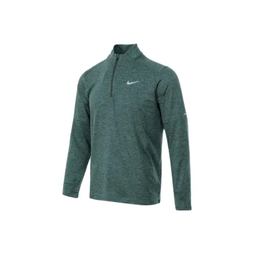 Nike Dri Fit Element T Shirt Men's Vintage Green/Coast Green/Mixed Color/Reflective Silver