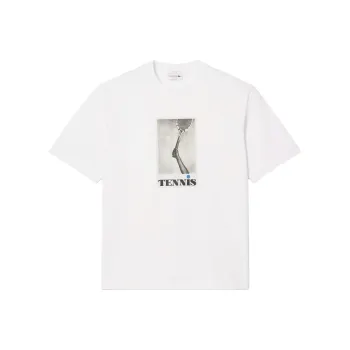 LACOSTE Tennis print T shirt
