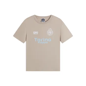 Kappa 1916 Series T Shirt Unisex Coast Sand
