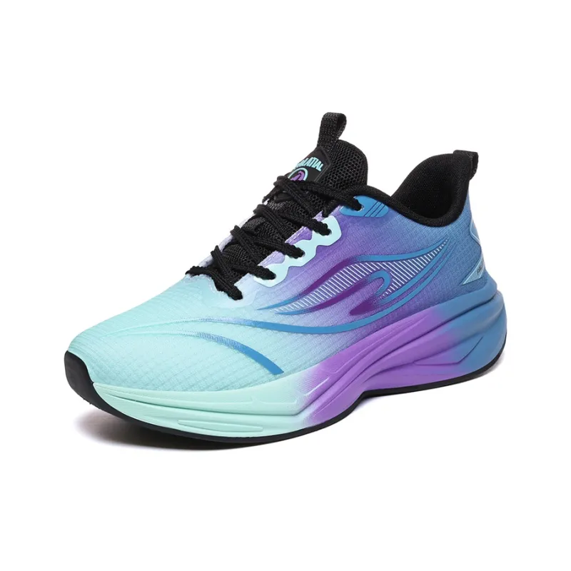 PALATIAL Running Shoes Men Low Top Sea Salt Blue/Radiant Purple/Black Turquoise-8