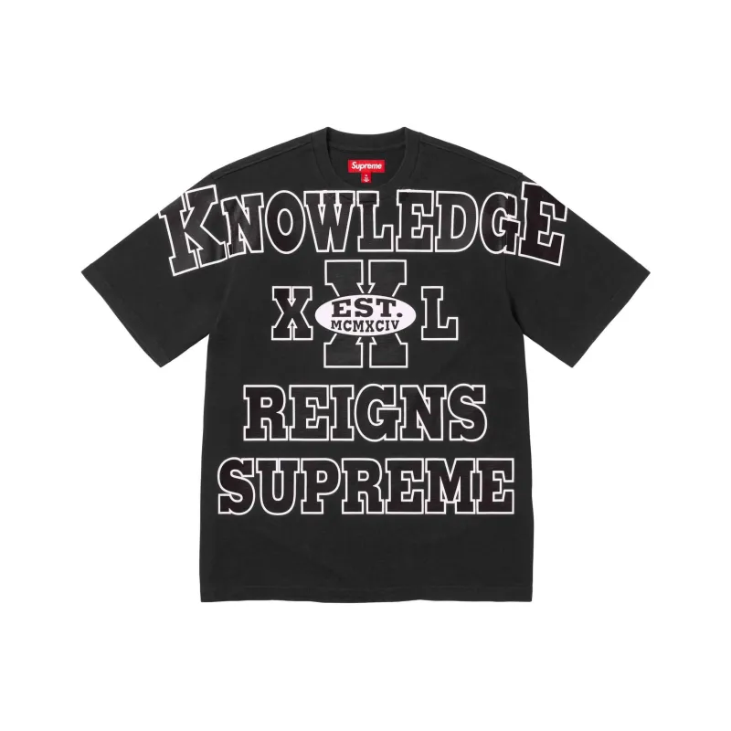 Supreme Overprint Knowledge S/S Top Stone-4