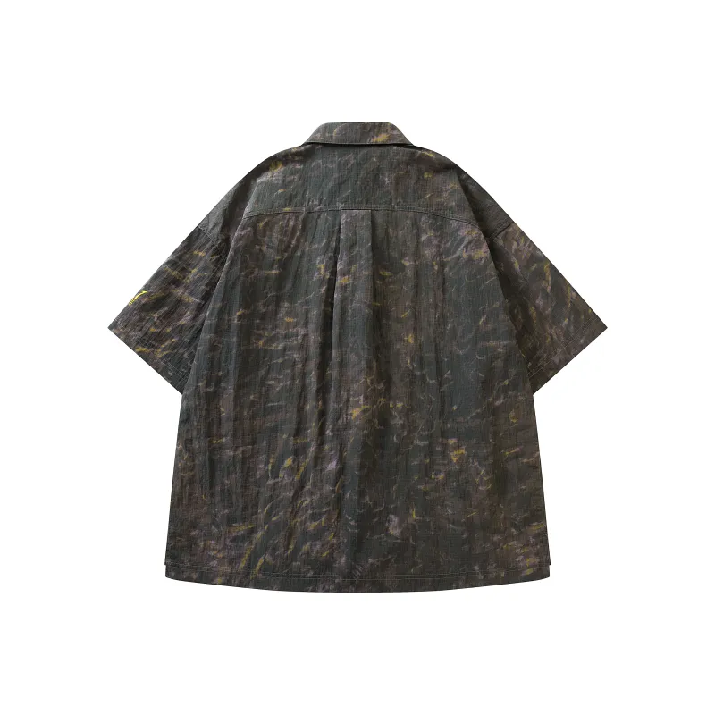 Maserati Shirt Unisex Feather Camouflage Purple-1