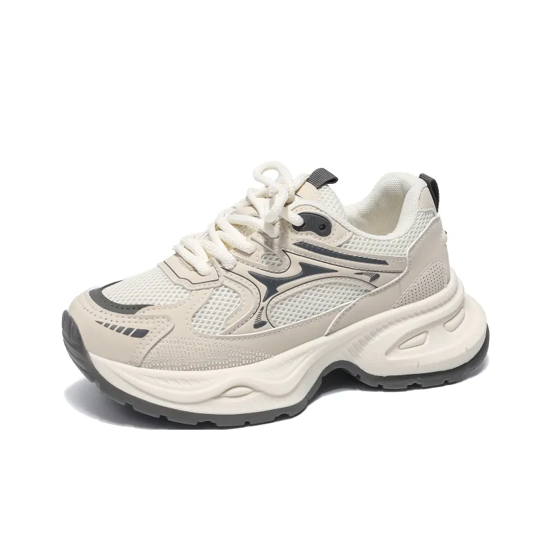 Dawei's House Slip Resistant Breathable Low Top Chunky Sneakers Women's-1