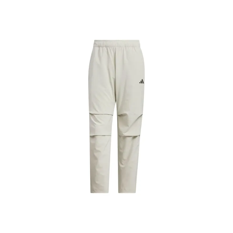 Adidas Climacool Knitted Sports Pants Men's Light Sesame Gray-0