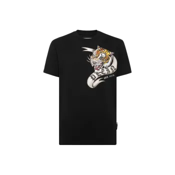 PHILIPP PLEIN Graphic print Cotton T shirt