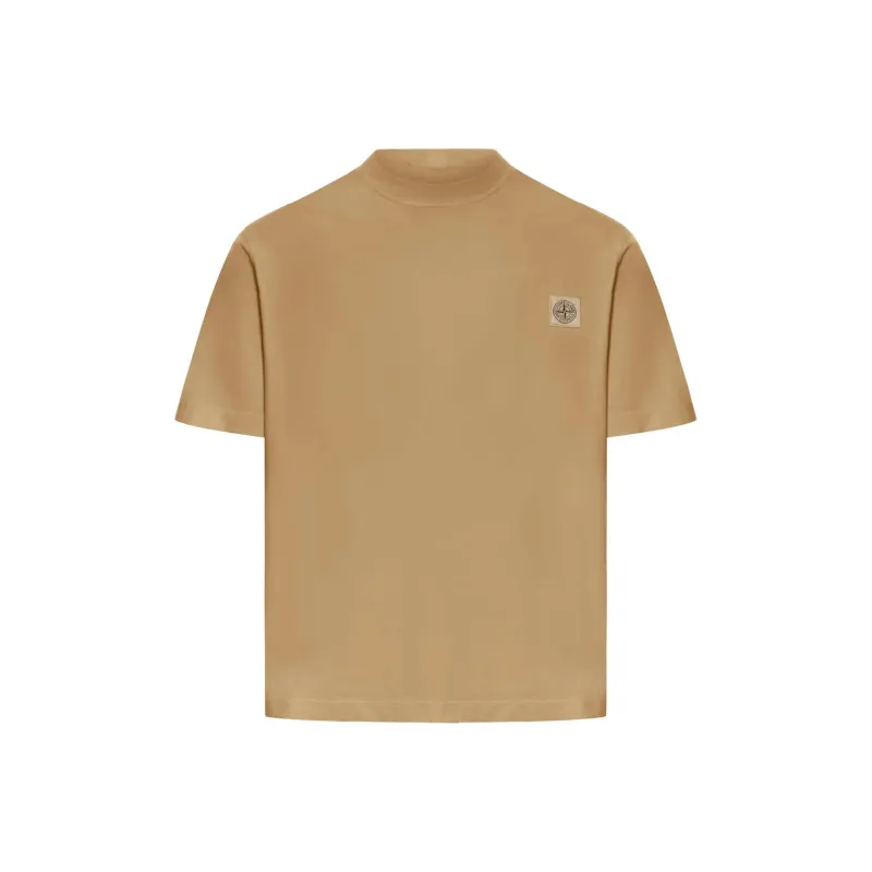 STONE ISLAND Logo Patch Short Sleeved T Shirt-0