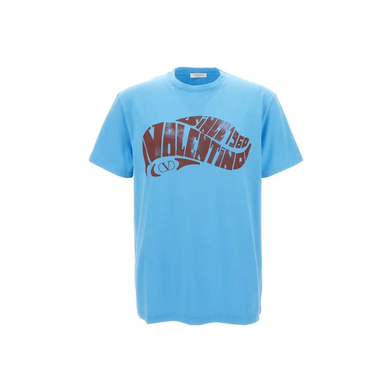 Valentino T Shirts Men Blue-0