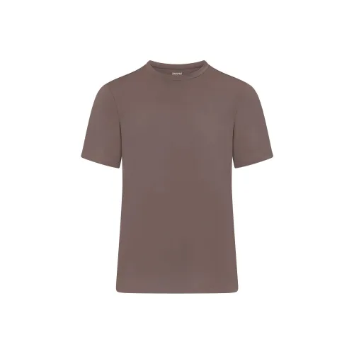 SKIMS FW24 SKIMS COTTON MENS CLASSIC T SHIRT T Shirt Men's Amethyst/Amethyst