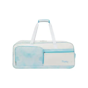 KUMPOO Badminton Racket Bags Shoulder Bag White Blue Unisex