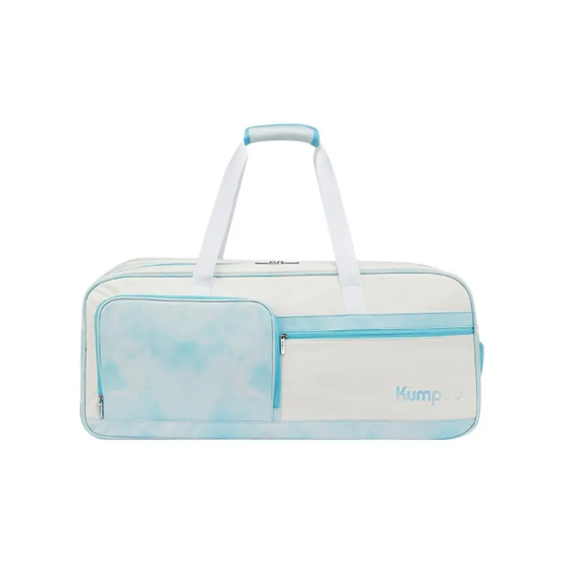 KUMPOO Badminton Racket Bags Shoulder Bag White Blue Unisex-0