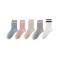 Ecru, Apricot, Light Gray, Gray Blue, Pink