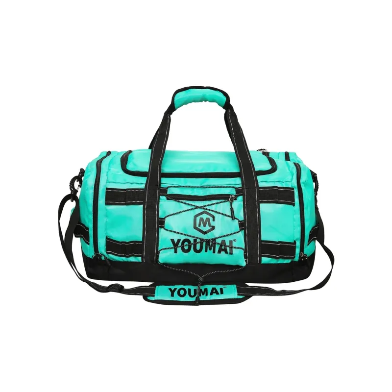 Deli Bear Nylon Fabric Gym Bag Unisex Black \ Pink \ Khaki \ Blue \ Yellow \ White \ Turquoise-27