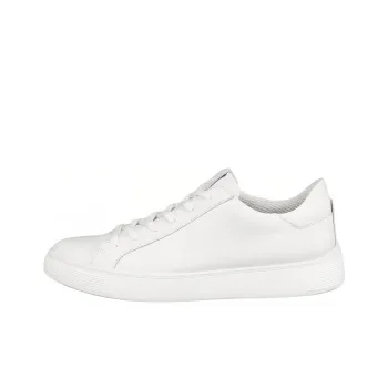 Ecco Street Tray Low Top Skateboard Shoes Men's White