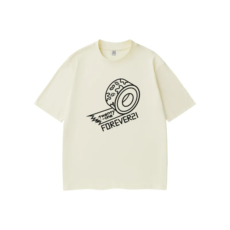 FOREVER 21 Drop Shoulder Sleeve T Shirt Unisex-6