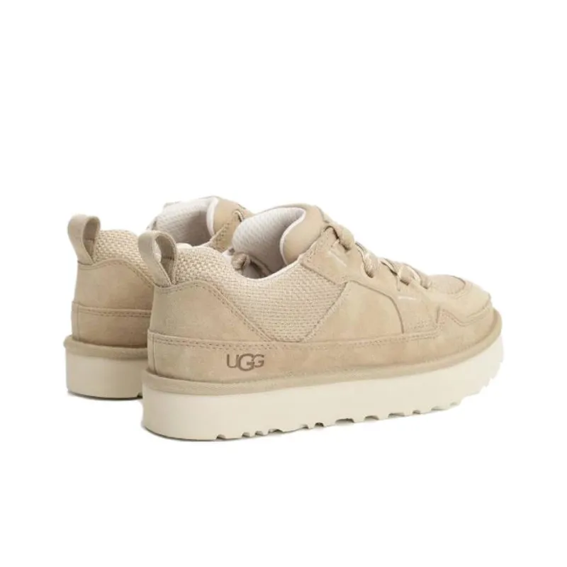 UGG Slip Resistant Height Increasing Low Top Casual Shoes Men's Beige Yellow-2