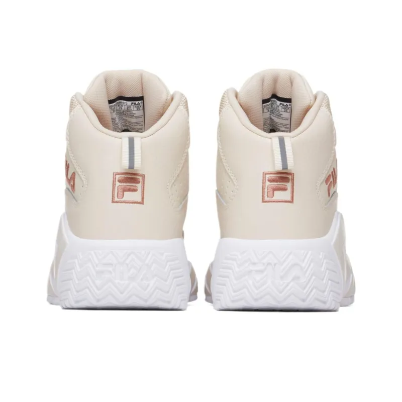 FILA MB High Top Basketball Shoes Women's Beige-4