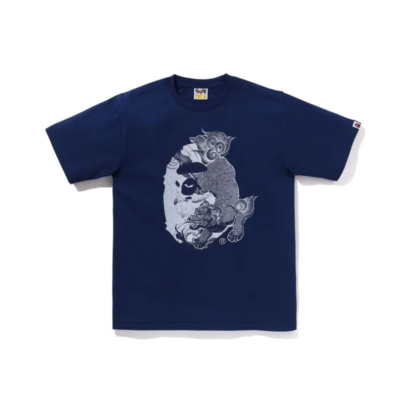 Bape A BATHING APE Japanese Tattoo Big Ape Head Tee-4