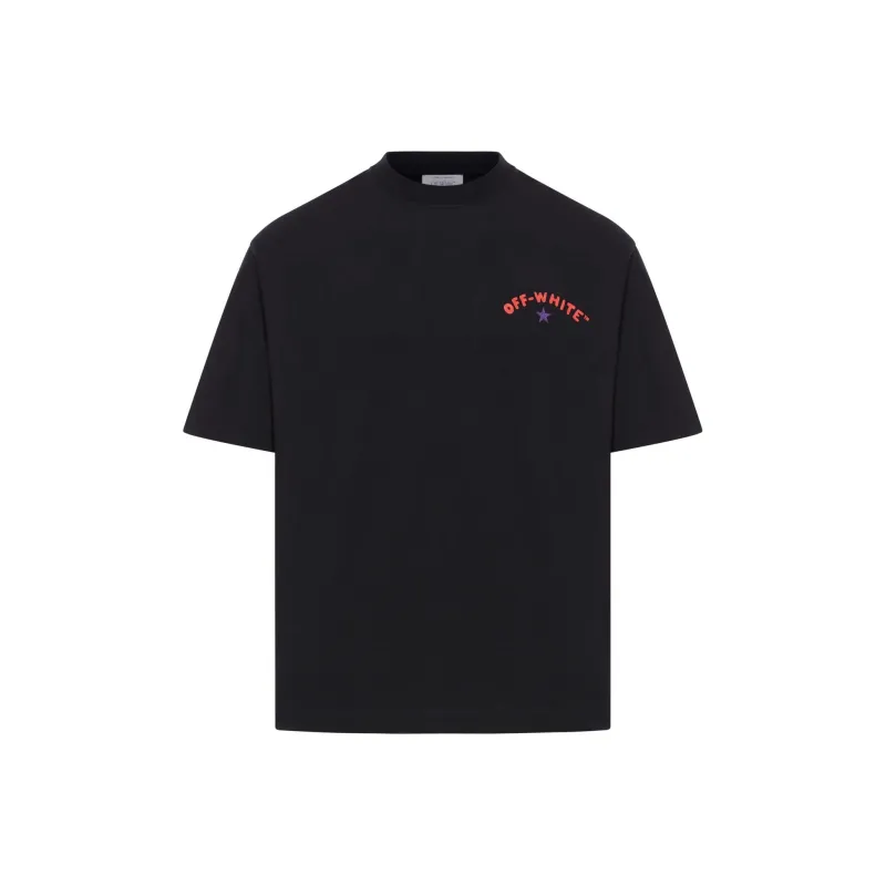 OFF WHITE Star Arrow Short Sleeved T Shirt-0