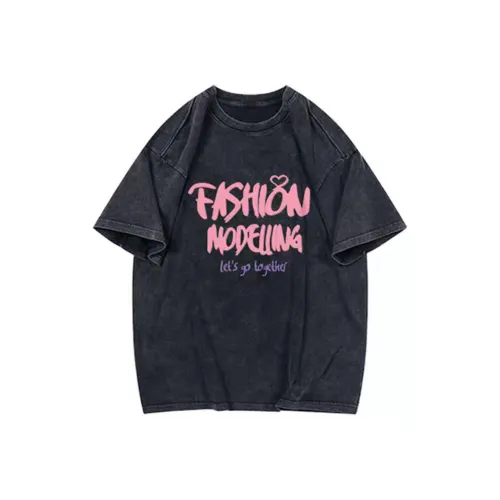EOEI T Shirts Women's Black
