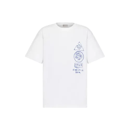 DIOR Quarterly New Products T Shirts Men Green