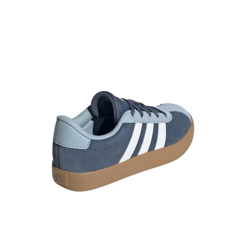 Adidas Velosamba Chaussures Vl Court 3.0 Anti-Slip Wear-Resistant Low-Top Skateboard Shoes Unisex Blue-3