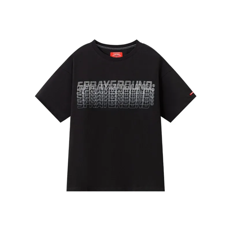 SPRAYGROUND Crew Neck Short Sleeved T Shirts Unisex-6