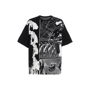 Yohji Yamamoto x RENZAOREN 009 LIANMINGKUAN Humanoid 009 Collaboration T Shirt Unisex Black
