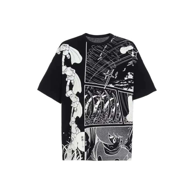 Yohji Yamamoto x RENZAOREN 009 LIANMINGKUAN Humanoid 009 Collaboration T Shirt Unisex Black-0